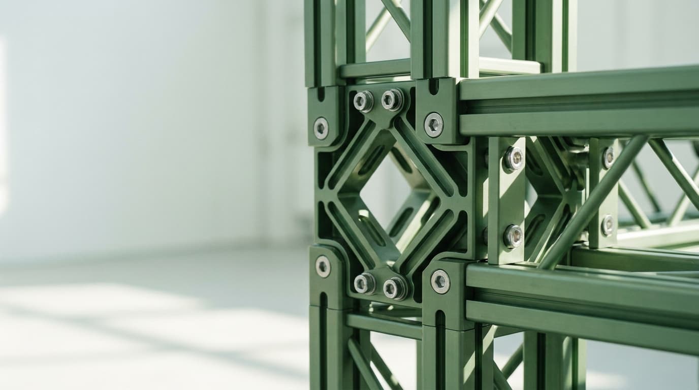 SerFAIR — Standbau-Traverse im Aufbau