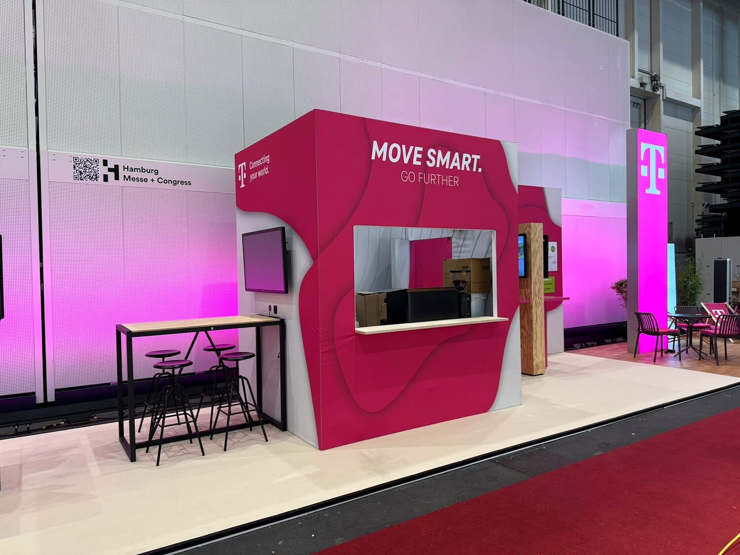 Move Smart · Empfang — Messe-, Event- und Kongressbau-Projekt von serfair